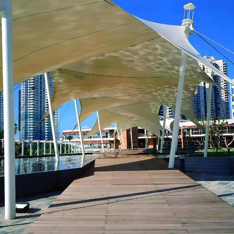 塔城市膜结构景观棚