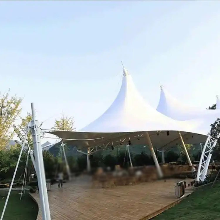 塔城市膜结构景观棚