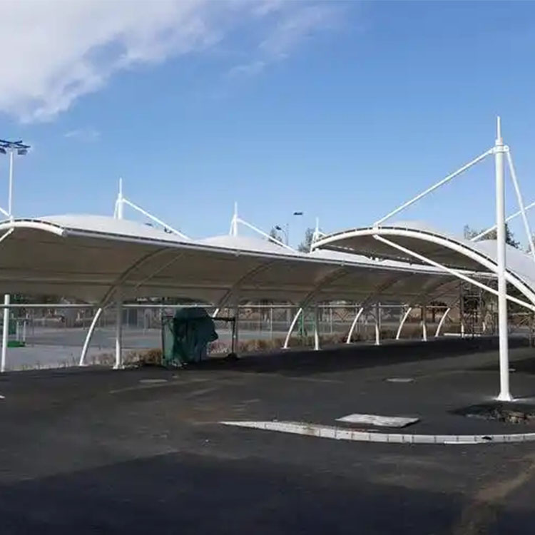 塔城市膜结构电动车棚