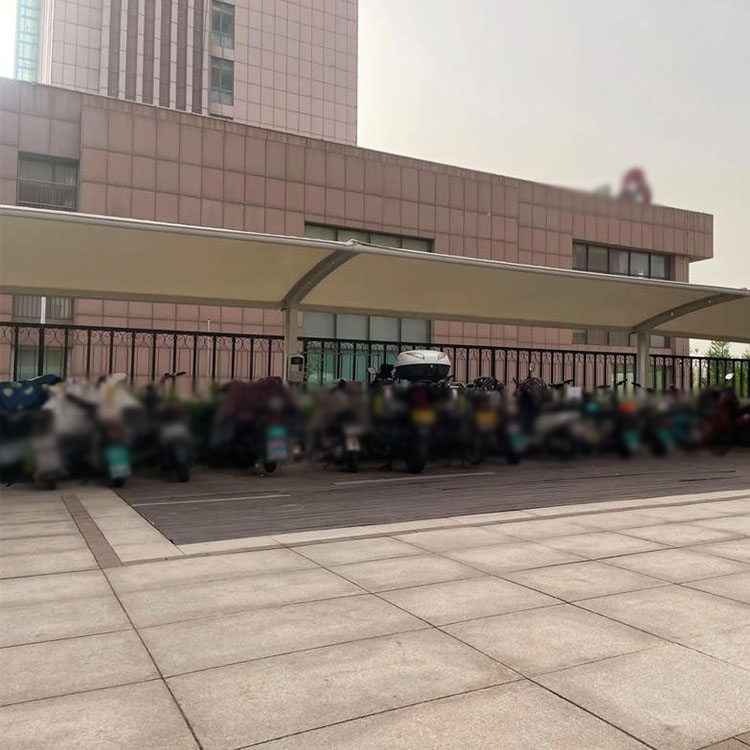 塔城市膜结构电动车棚