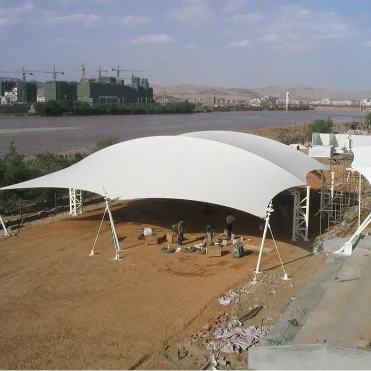 塔城市膜结构汽车棚